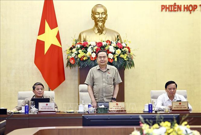 Chủ tịch Quốc hội Trần Thanh Mẫn dự Hội nghị về hệ thống phần mềm Quốc hội 2.0