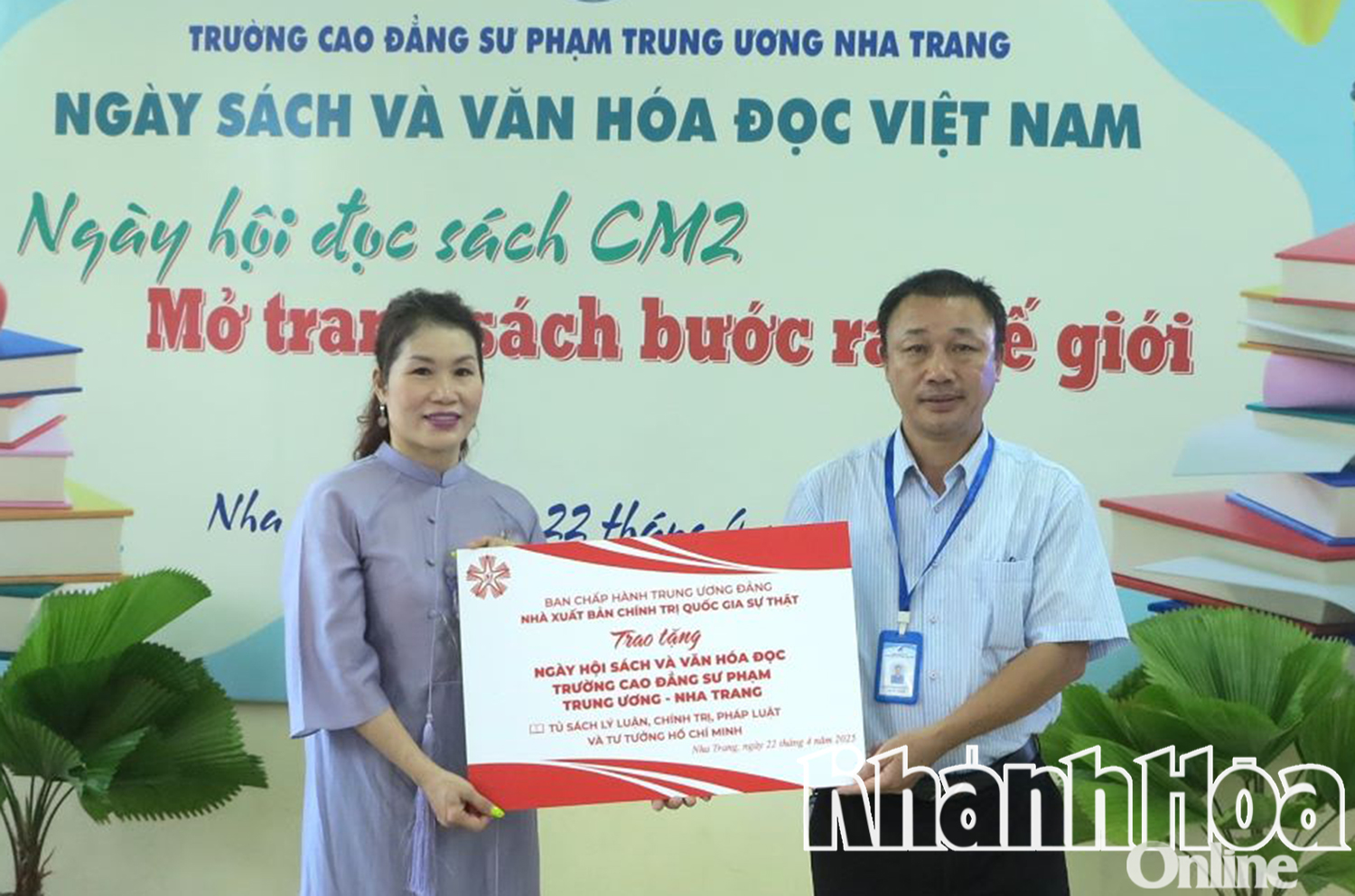 Trường Cao đẳng Sư phạm Trung ương - Nha Trang tổ chức ngày hội đọc sách