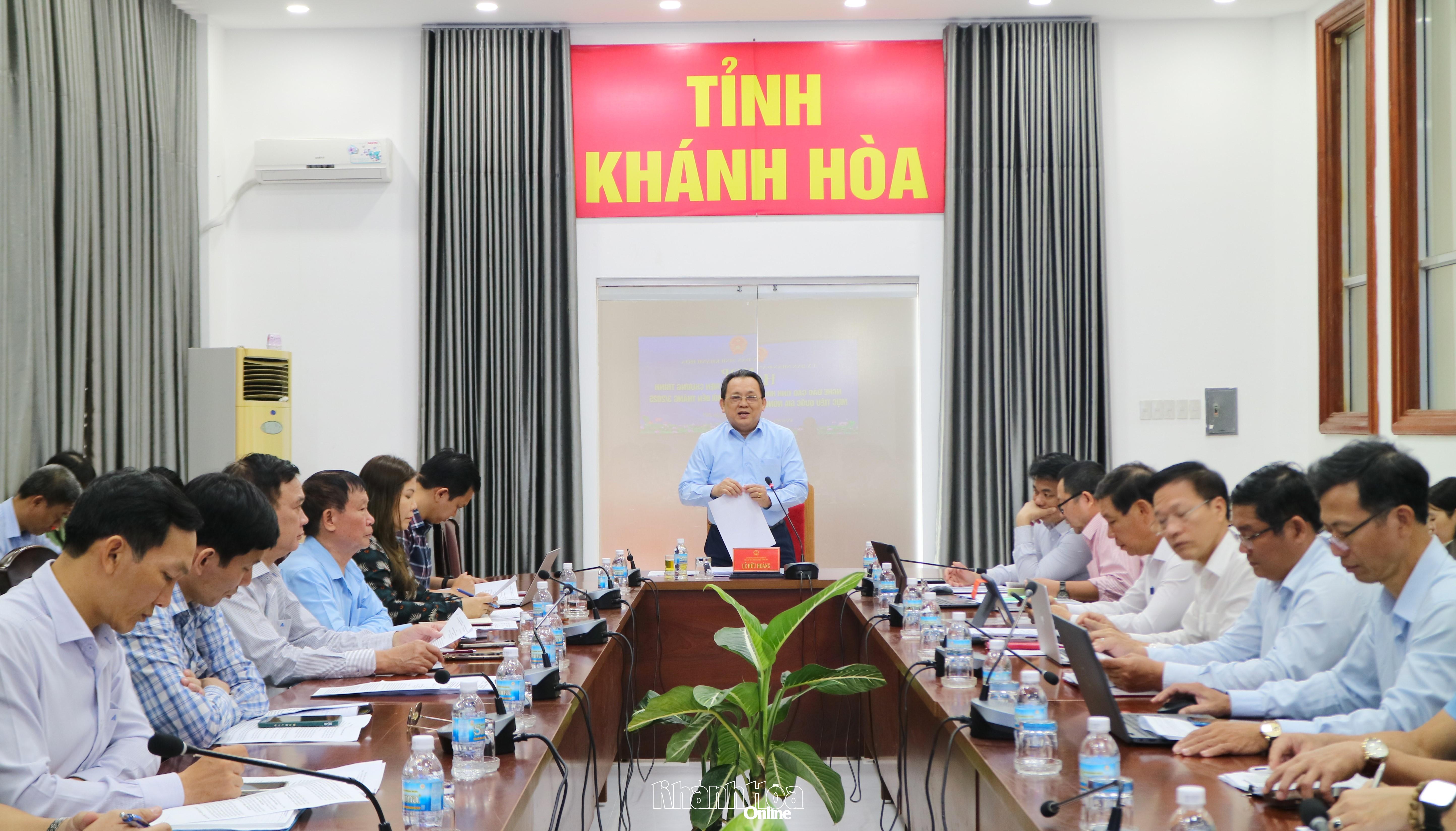 Khẩn trương hoàn thiện hồ sơ trình Trung ương xét, công nhận Nha Trang, Vạn Ninh đạt chuẩn nông thôn mới
