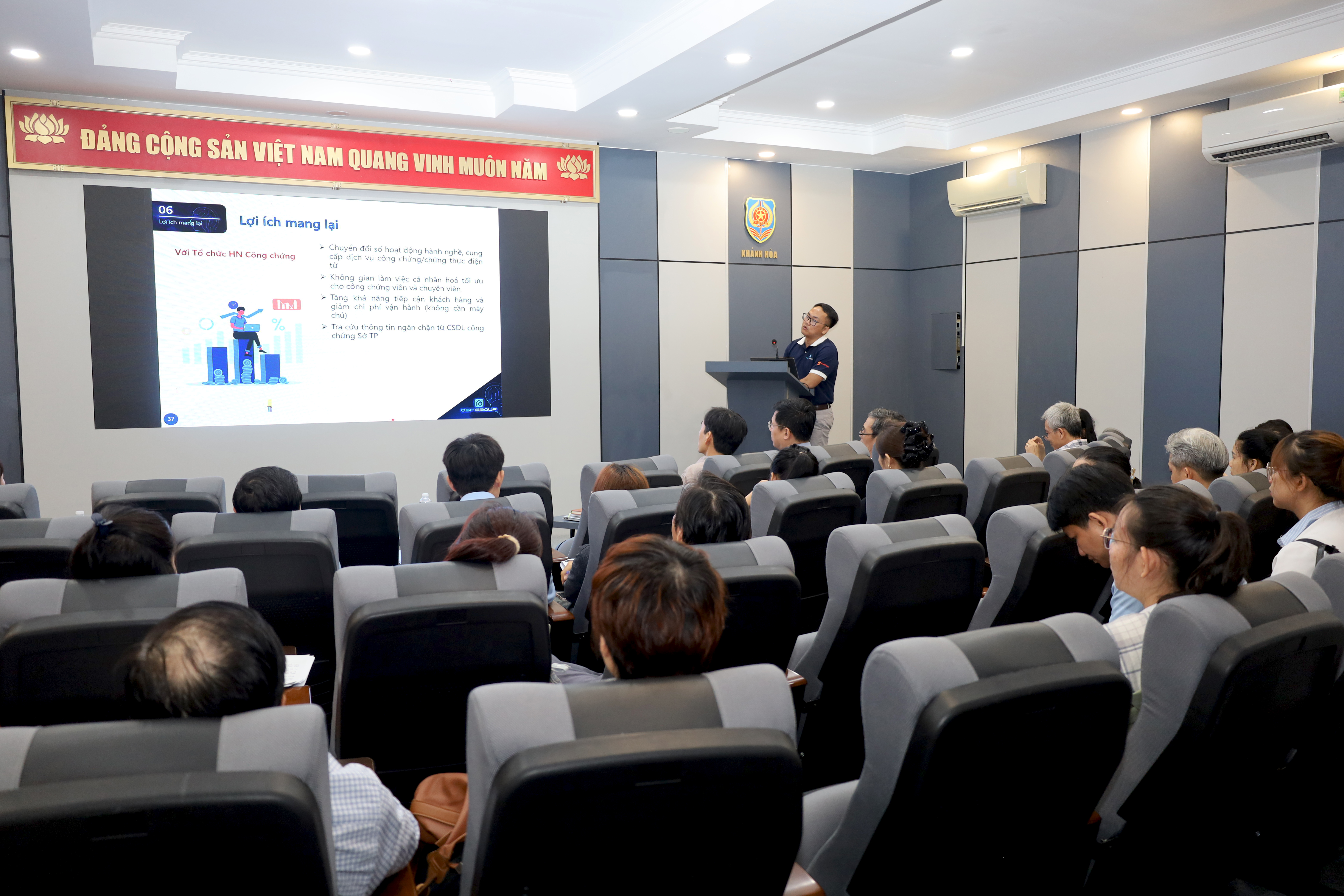 Sở Tư pháp phối hợp giới thiệu giải pháp chuyển đổi số lĩnh vực công chứng, chứng thực