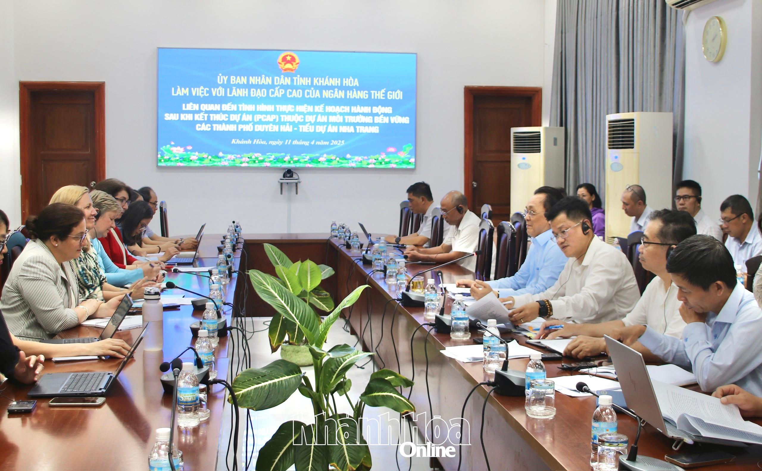 Giải quyết vướng mắc ở Dự án Môi trường bền vững các thành phố duyên hải - Tiểu dự án Nha Trang