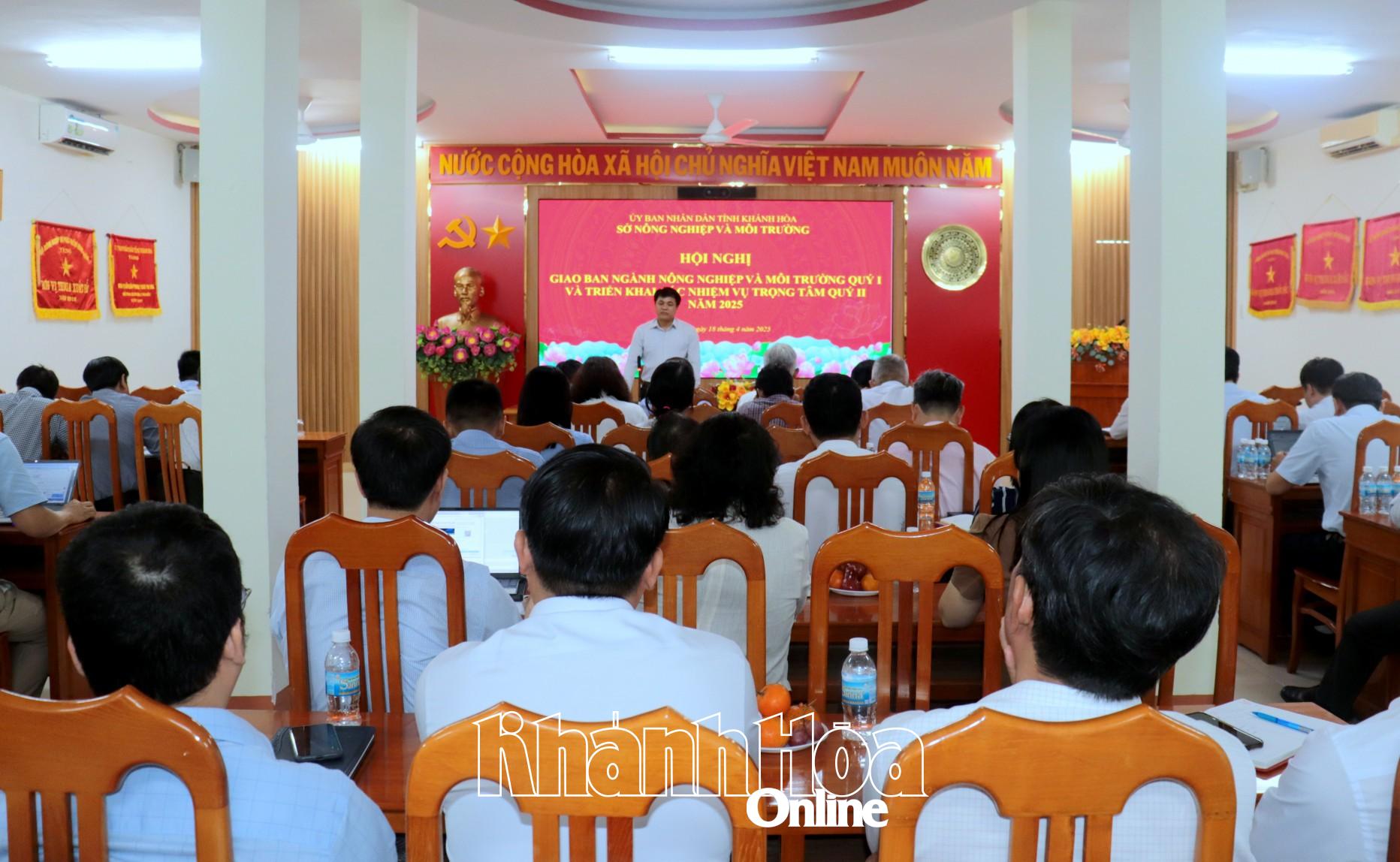 Hội nghị giao ban ngành Nông nghiệp và Môi trường quý I