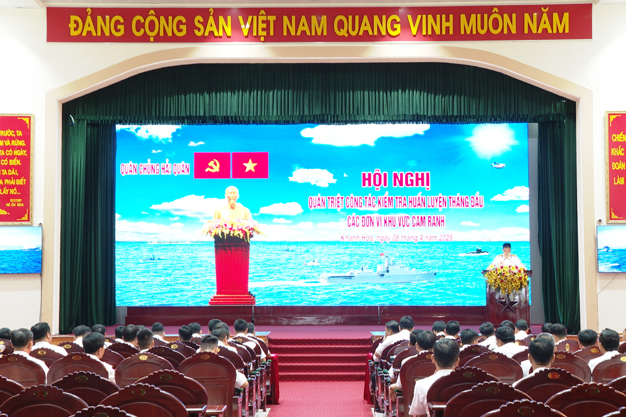 Quân chủng Hải quân kiểm tra công tác huấn luyện tại Vùng 4 Hải quân