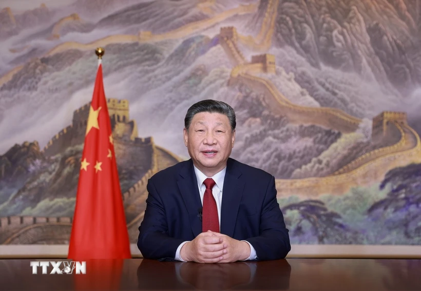 Tổng Bí thư, Chủ tịch nước Trung Quốc Tập Cận Bình . (Ảnh: THX/TTXVN)