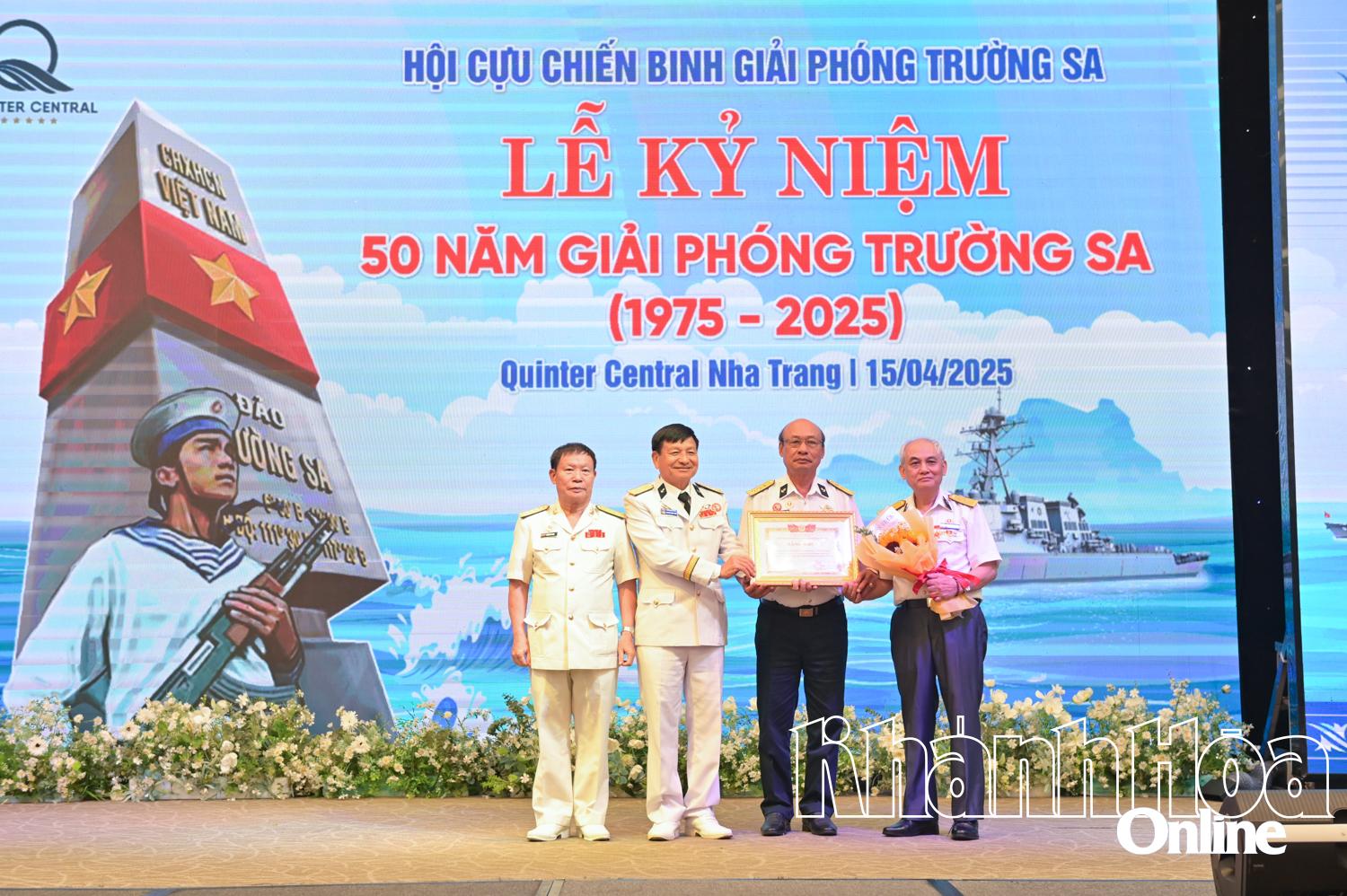 Hội Cựu chiến binh giải phóng Trường Sa tổ chức kỷ niệm 50 năm Ngày Giải phóng Trường Sa