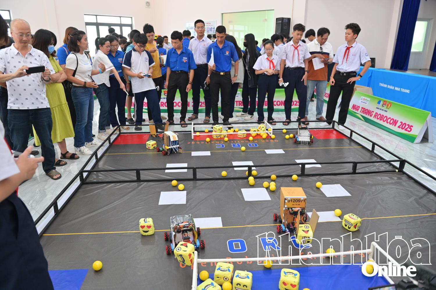 Nha Trang: 29 đội tham gia cuộc thi Robocon trong đoàn viên, thanh niên, đội viên