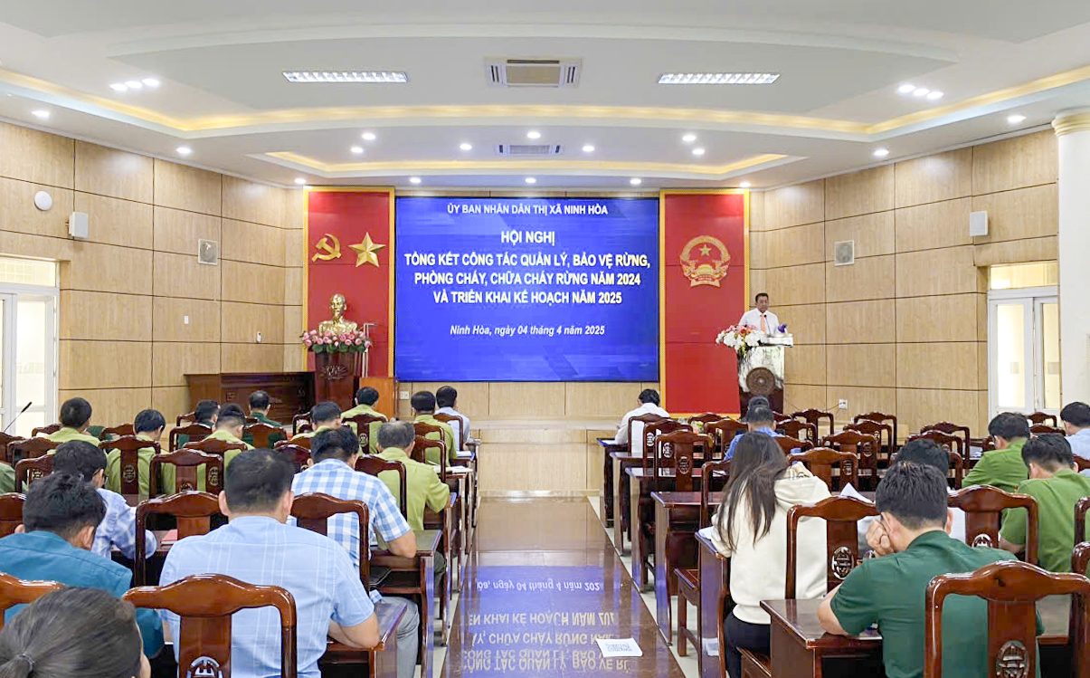 Tỷ lệ che phủ rừng của thị xã Ninh Hòa đạt hơn 44,7%