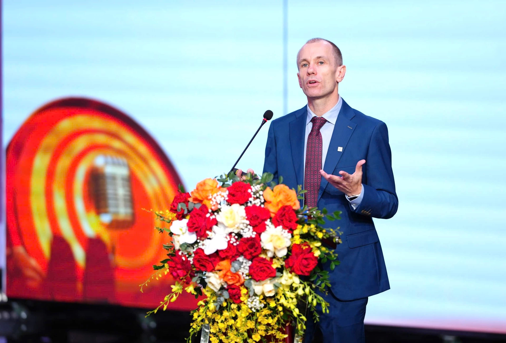 Các đại biểu quốc tế tham gia Hội thảo quốc tế “Podcast: Đại lộ sáng tạo cho phát thanh trong kỷ nguyên số”.