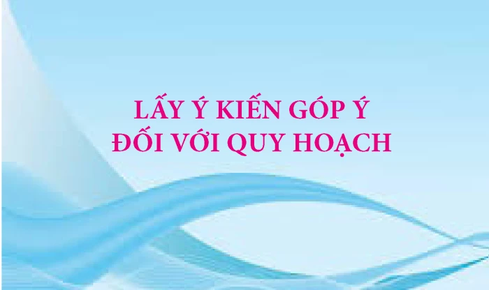 Lấy ý kiến góp ý đối với quy hoạch tổng mặt bằng Dự án nhà xưởng cho thuê làm Nhà máy May 3