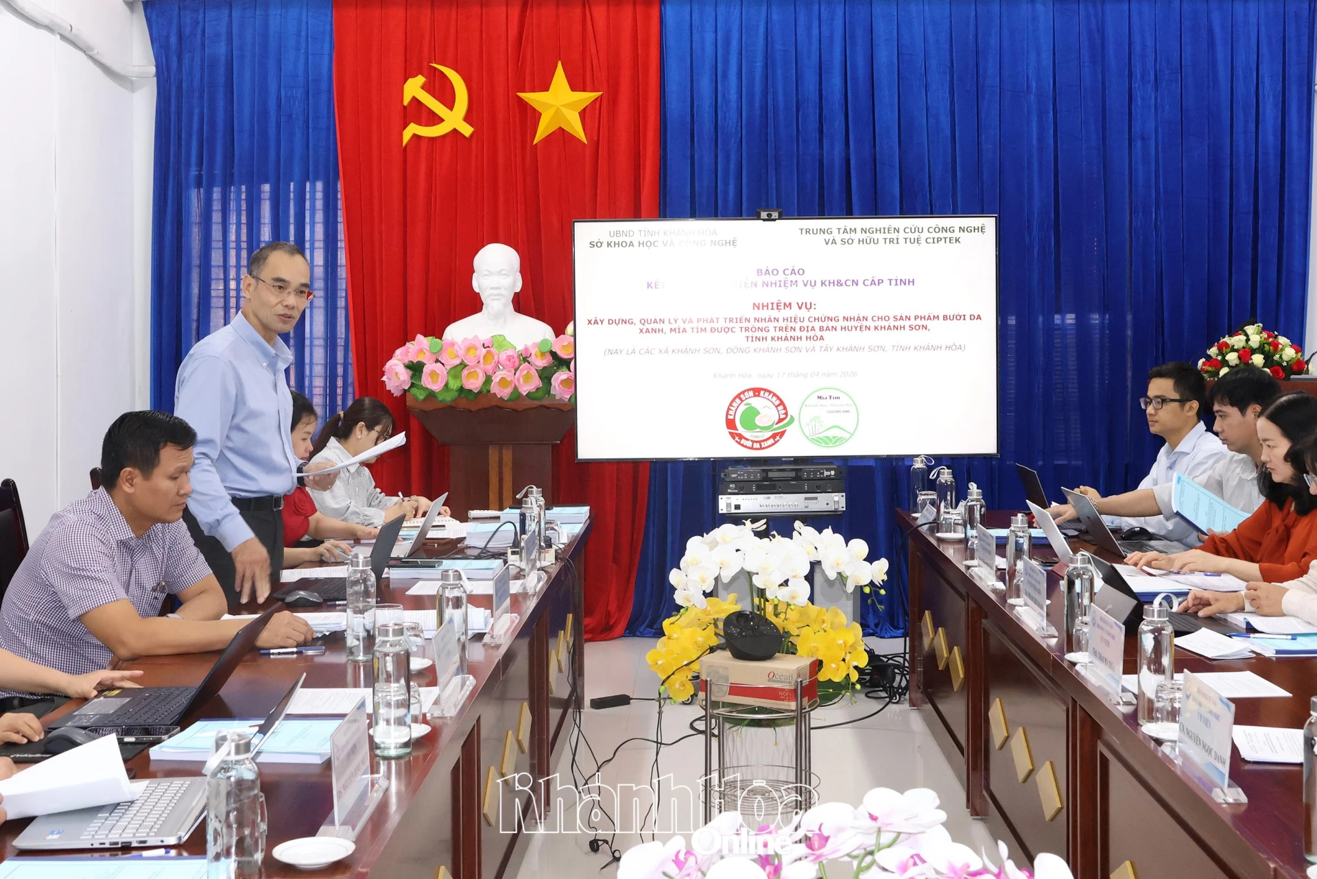 Hội đồng Khoa học và Công nghệ cấp tỉnh đánh giá đề tài.