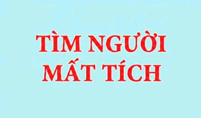 Thông báo tìm người mất tích