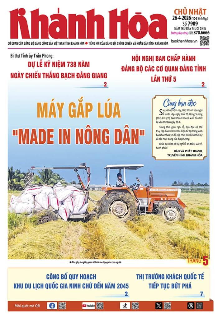 Đọc báo in số 7909 ngày 26/4/2026