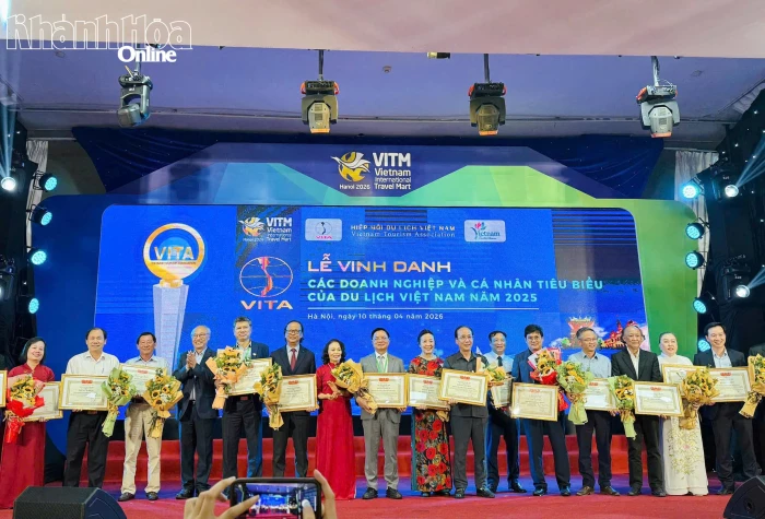 Khánh Hòa có 6 tổ chức, cá nhân được vinh danh tại VITM 2026