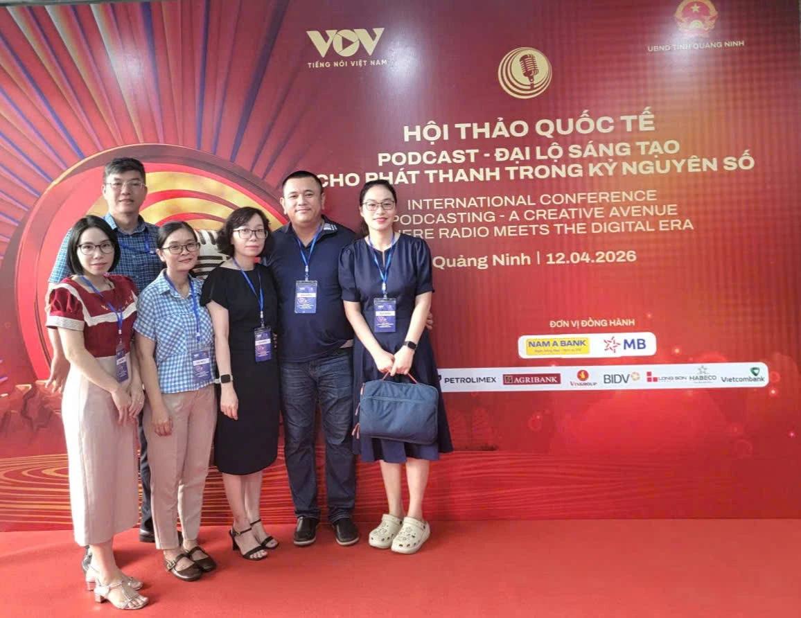 Đoàn Báo và Phát thanh, Truyền hình Khánh Hòa tham gia Hội thảo quốc tế “Podcast: Đại lộ sáng tạo cho phát thanh trong kỷ nguyên số”.