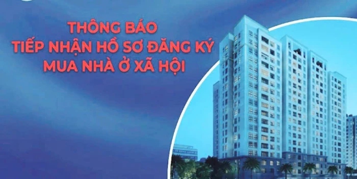 Thông báo về việc tiếp nhận hồ sơ đăng ký mua nhà ở xã hội tại Dự án Khu nhà ở xã hội CT-02 thuộc Khu đô thị An Bình Tân, phường Nam Nha Trang, tỉnh Khánh Hòa