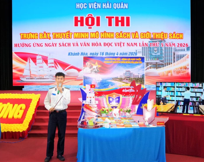 Học viện Hải quân khai mạc Ngày Sách và Văn hóa đọc Việt Nam 