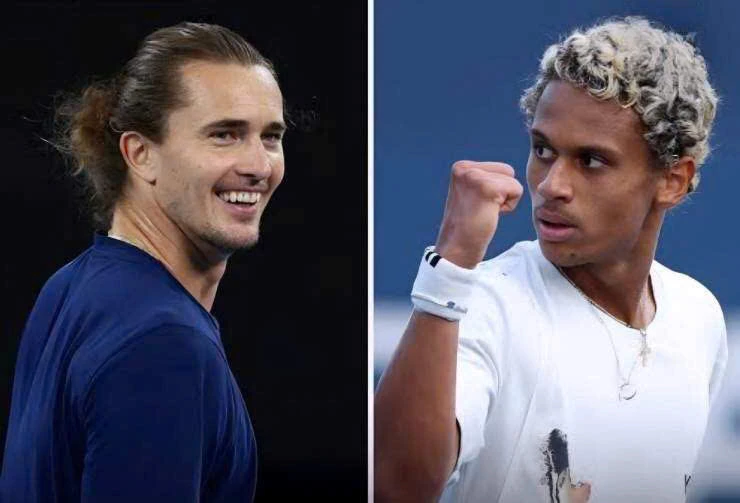 Diallo (bên phải) được dự báo chưa phải đối thủ xứng tầm với Zverev (bên trái) tại vòng 2 Munich