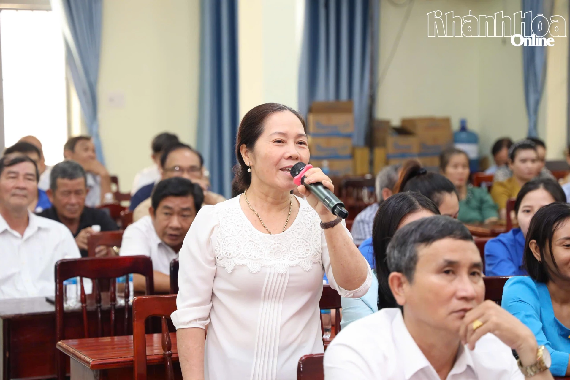 Cử  tri  phường  Ba  Ngòi  kiến  nghị  nội  dung  hạ  tầng  giao  thông