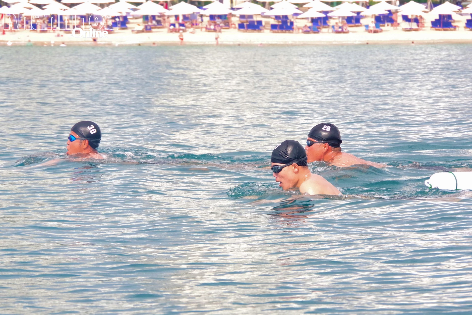 Các vận động viên cự ly 3.000m thi tài.