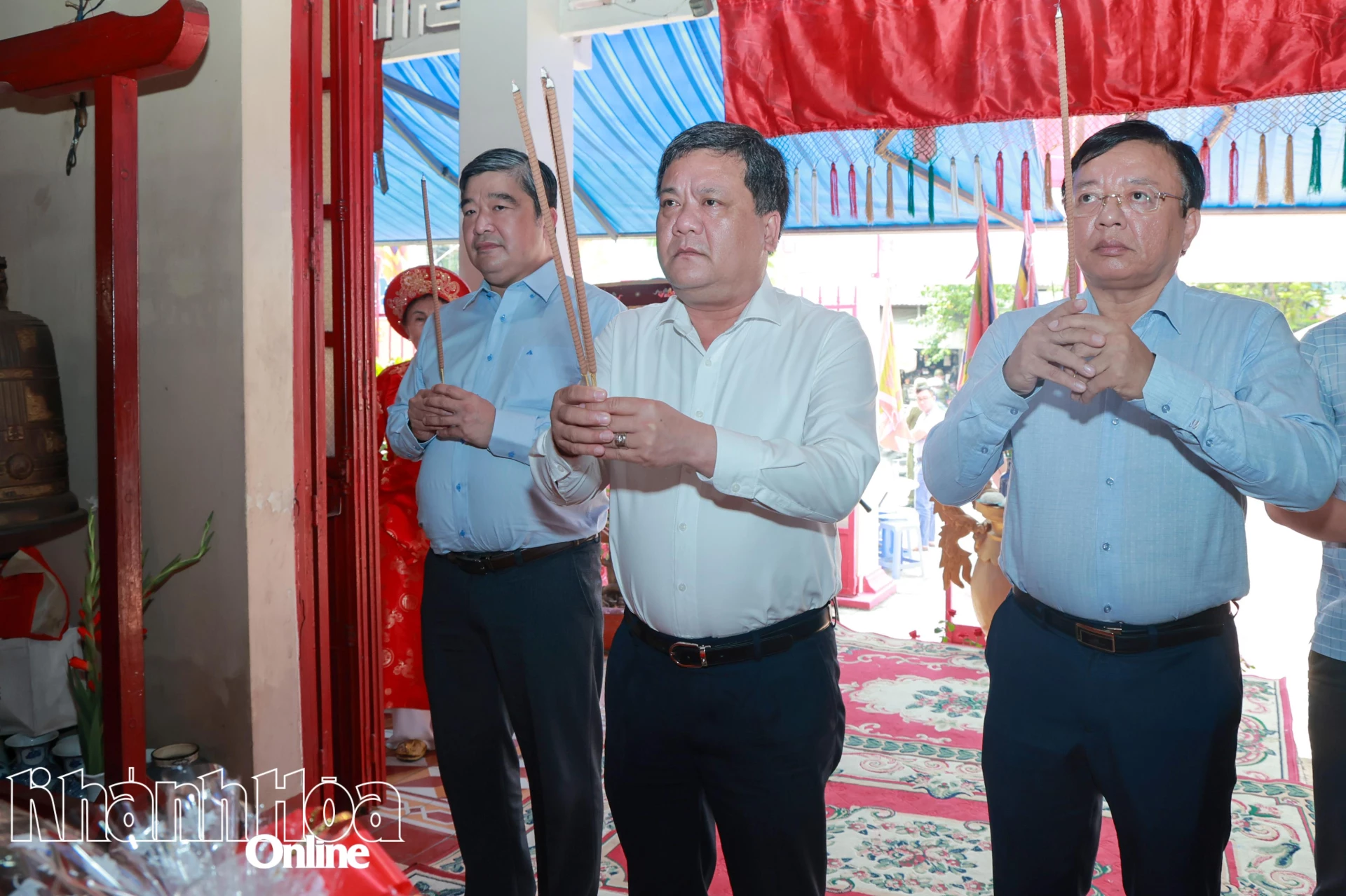 Provincial Party Committee Secretary Tran Phong attends the 738th anniversary of Bach Dang River victory