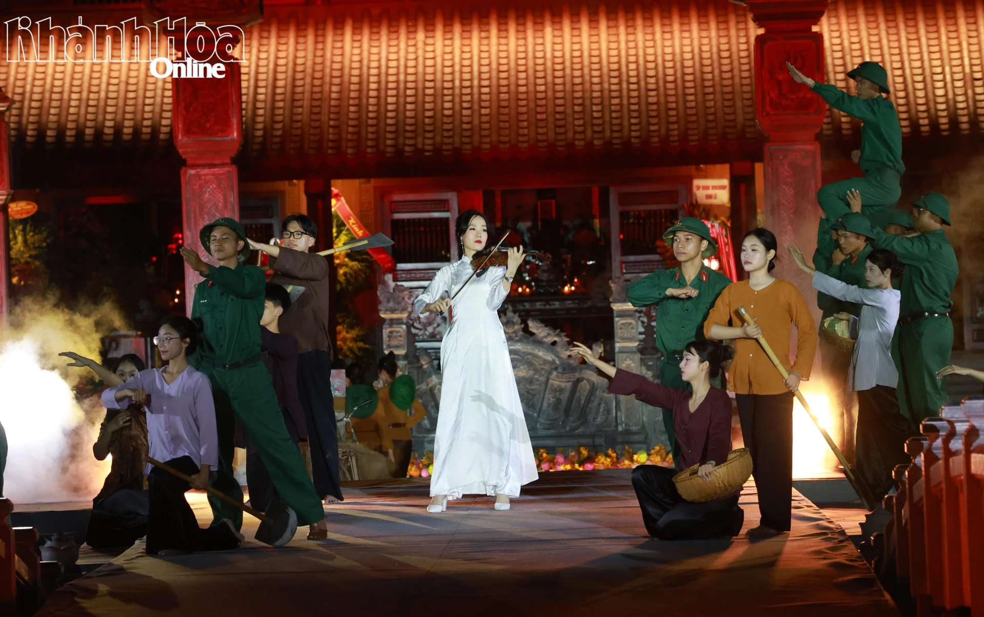 Màn trình diễn nghệ thuật tại chương trình