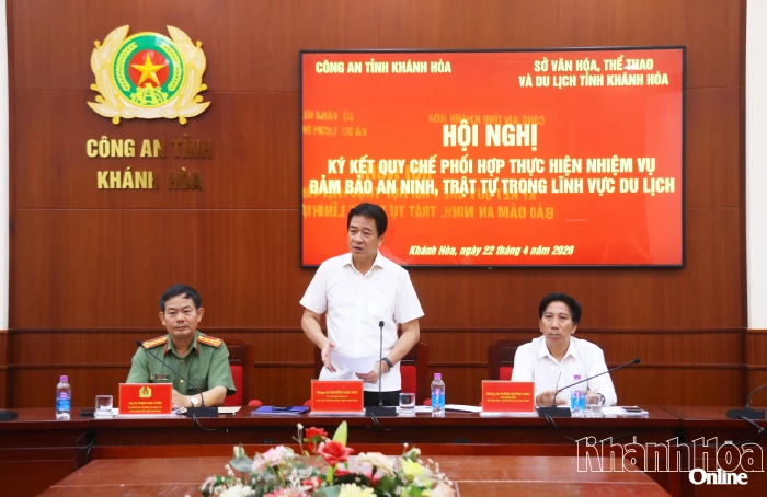 Ký kết phối hợp bảo đảm an ninh trật tự trong lĩnh vực du lịch