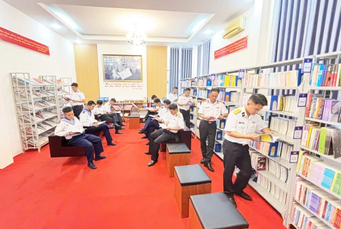 Lữ đoàn 162 tổ chức nhiều hoạt động hưởng ứng Ngày Sách và Văn hóa đọc Việt Nam