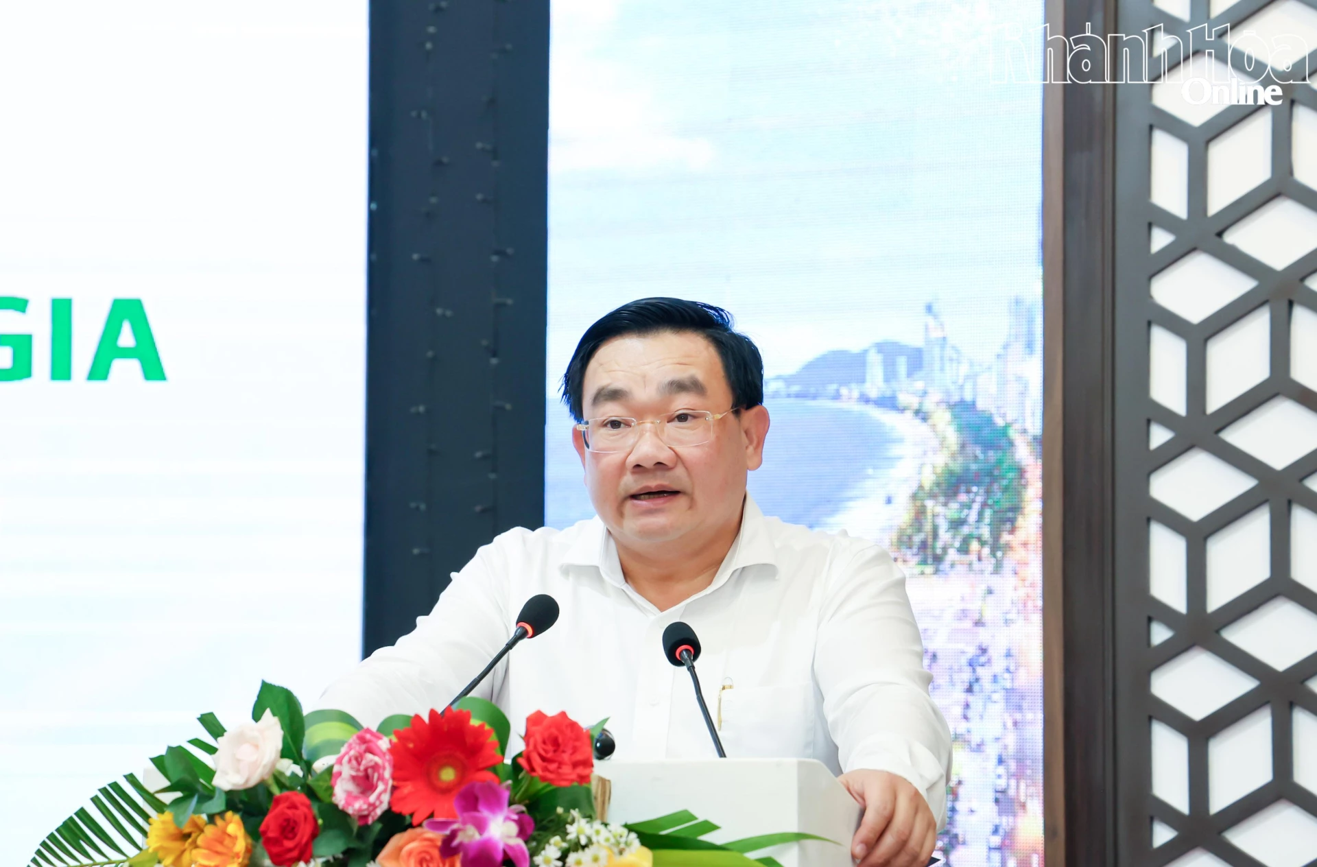 Đồng chí Trịnh Minh Hoàng phát biểu chỉ đạo tại cuộc họp.