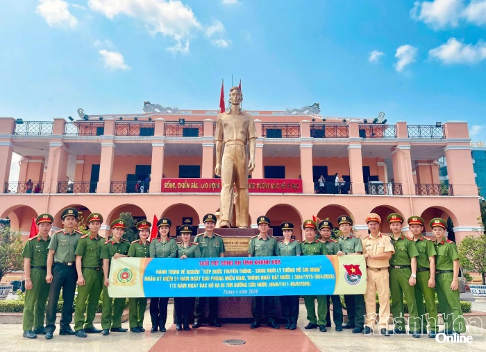 Đoàn Thanh niên Công an tỉnh Khánh Hòa tổ chức hành trình về nguồn