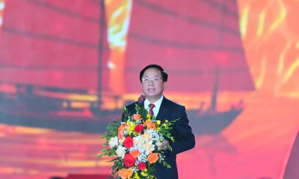 Đồng chí Trịnh Văn Quyết phát biểu chỉ đạo tại lễ khai mạc