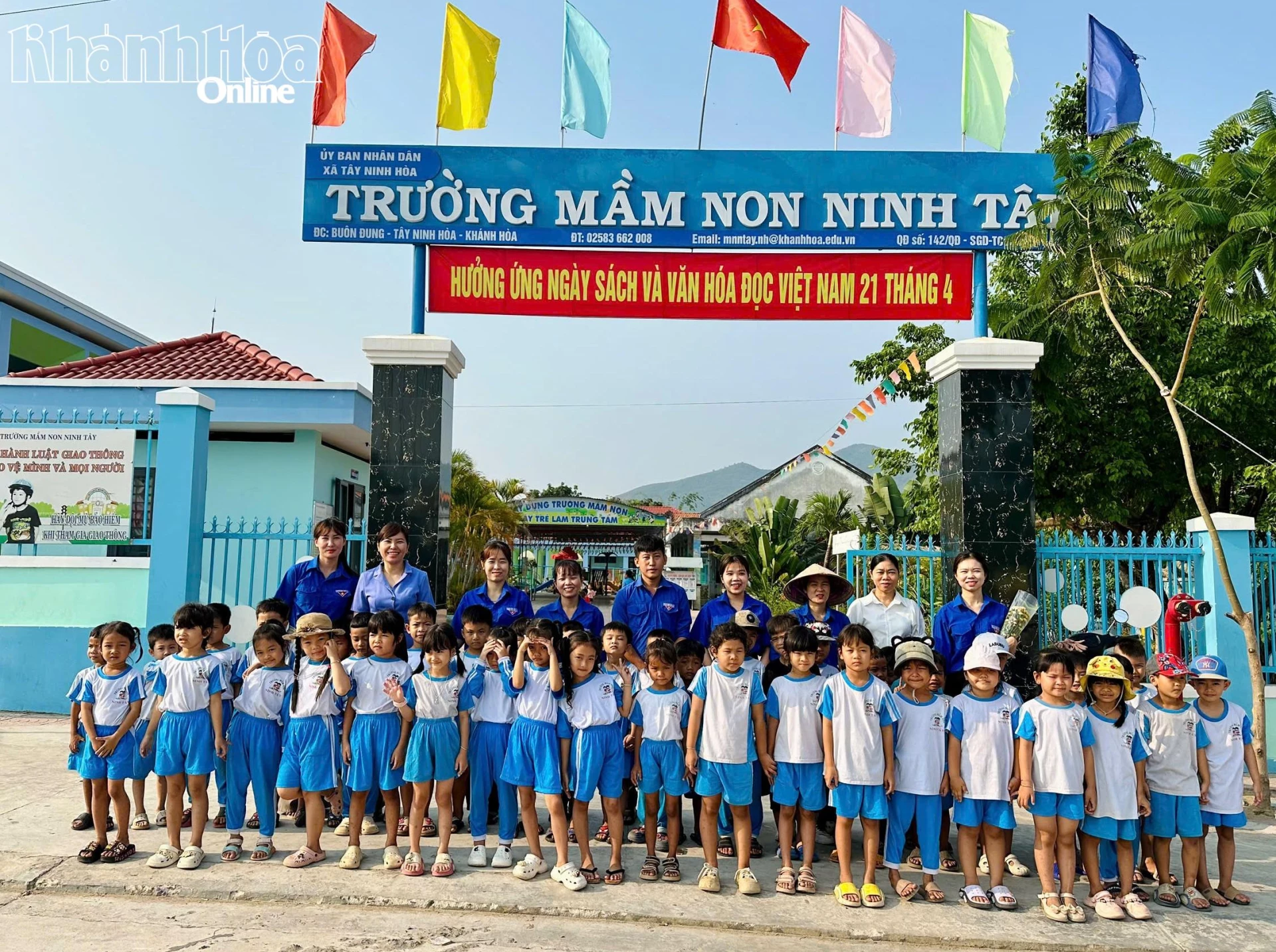 Các em Trường Mầm non Ninh Tây