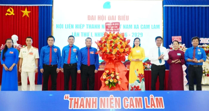 Đại hội đại biểu Hội Liên hiệp Thanh niên Việt Nam xã Cam Lâm lần thứ I