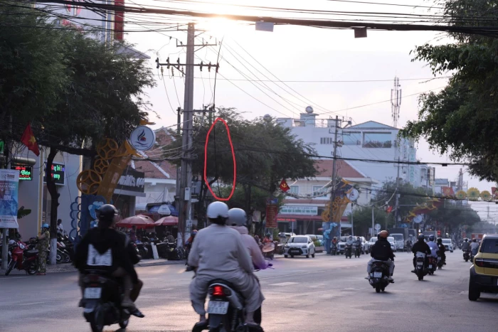 Dây viễn thông bị đứt