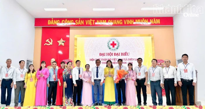Đại hội đại biểu Hội Chữ thập đỏ xã Diên Lạc lần thứ I