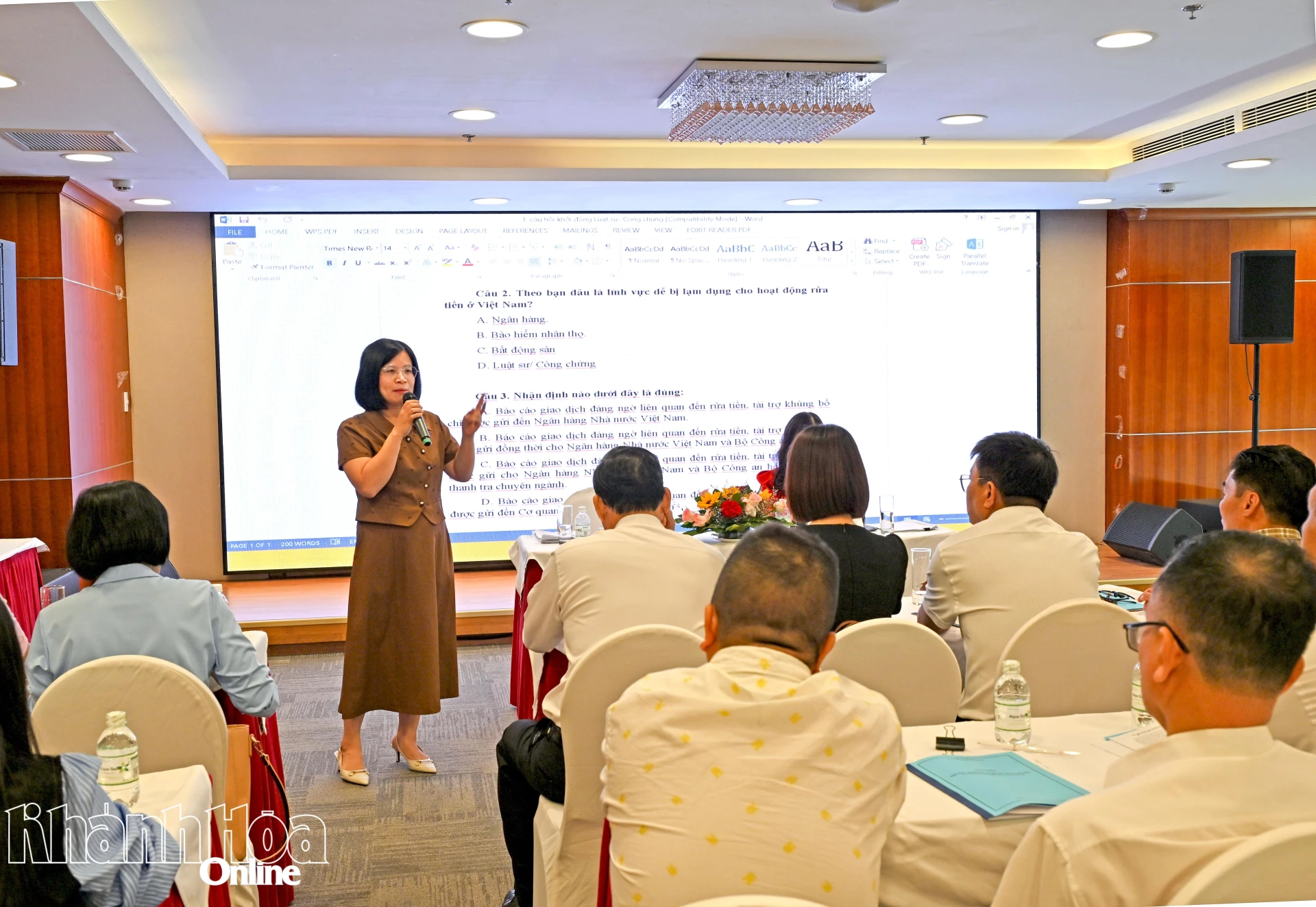 Quang cảnh hội thảo.