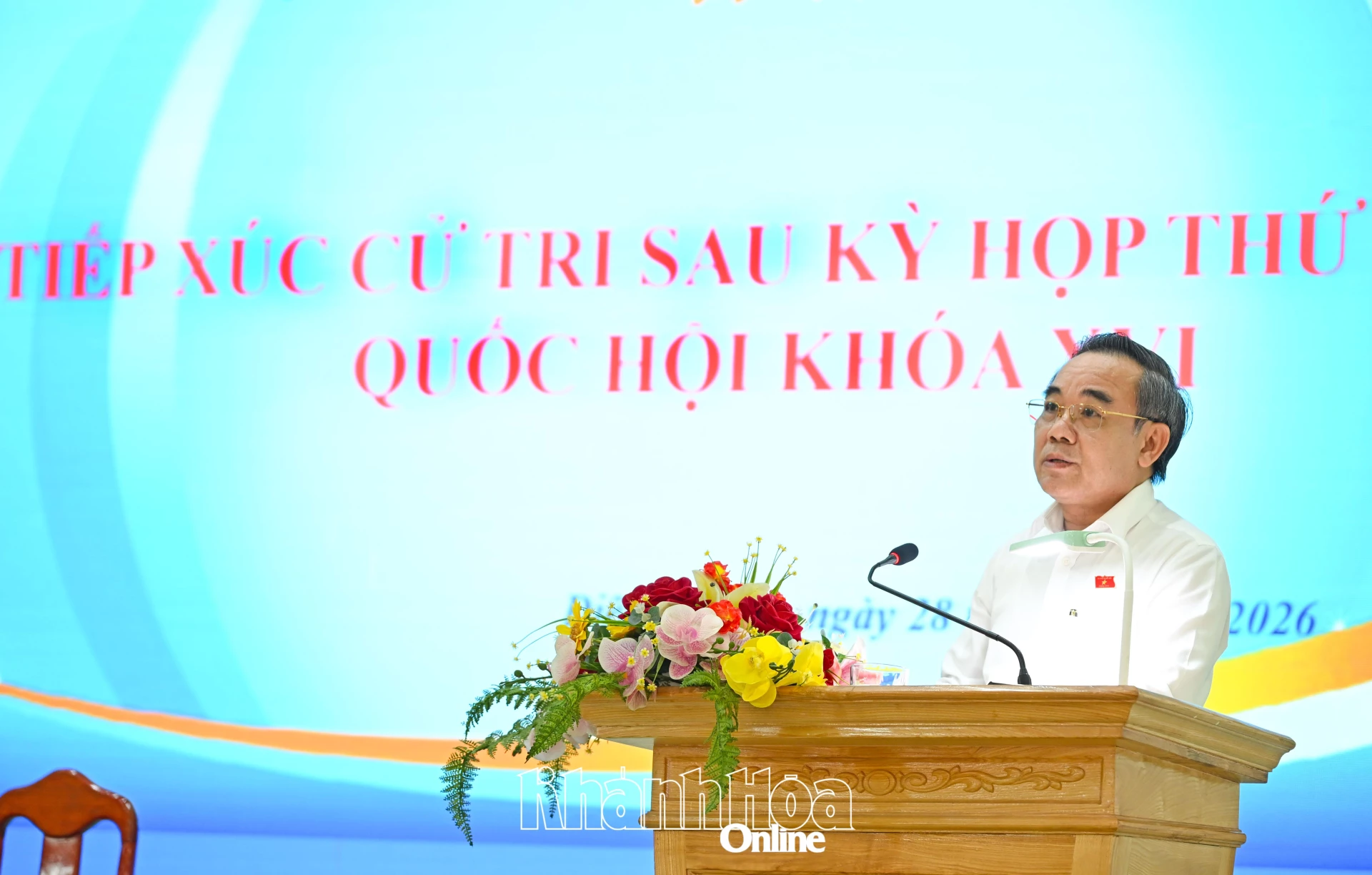 Đồng chí Lê Hữu Trí thông tin kết quả Kỳ họp thứ nhất, Quốc hội khóa XVI.