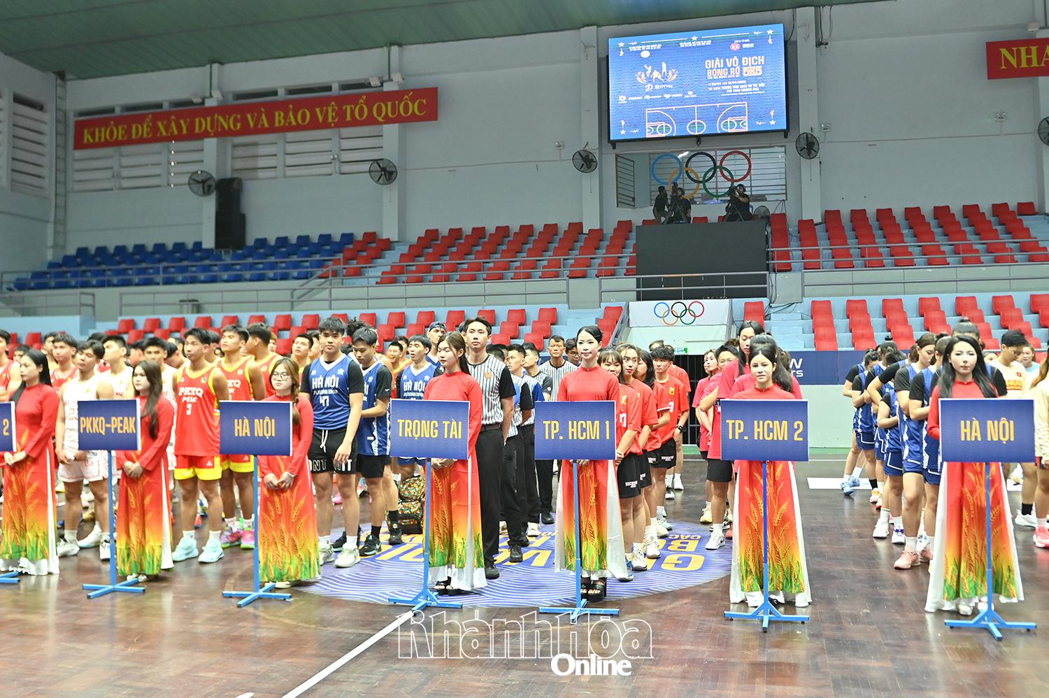 Các đội bóng rổ mạnh cả nước về tranh tài tại giải đấu.