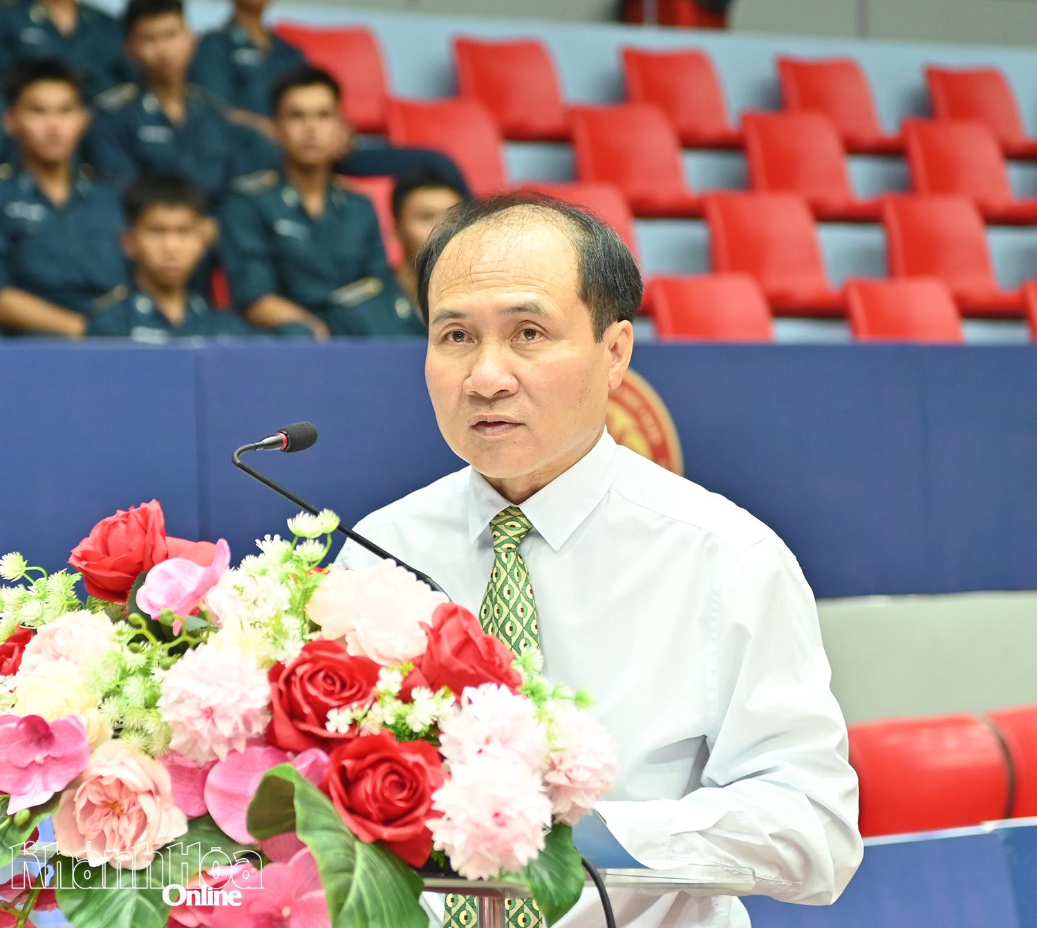 Ông Nguyễn Tuấn Thanh-Phó Giám đốc Sở Văn hóa, Thể thao và Du lịch, Phó Trưởng Ban tổ chức phát biểu khai mạc giải.