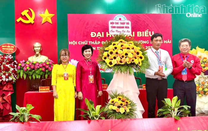 Đại hội đại biểu Hội Chữ thập đỏ phường Đông Hải lần thứ I