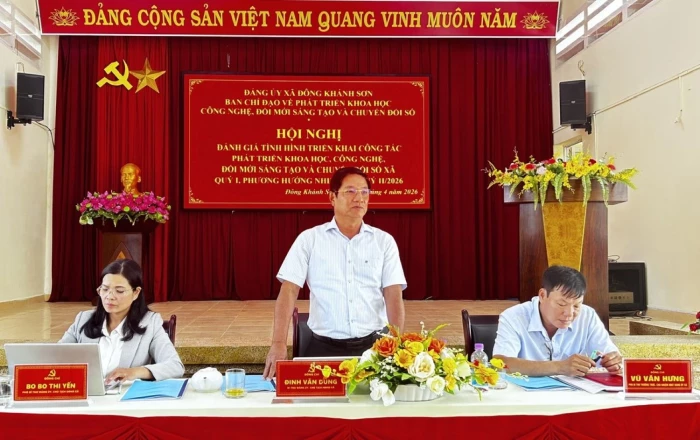 Đông Khánh Sơn đẩy mạnh chuyển đổi số