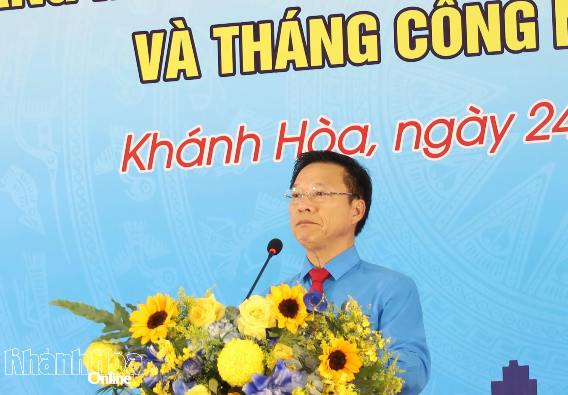 Ông Phan Thanh Liên phát biểu tại lễ phát động.