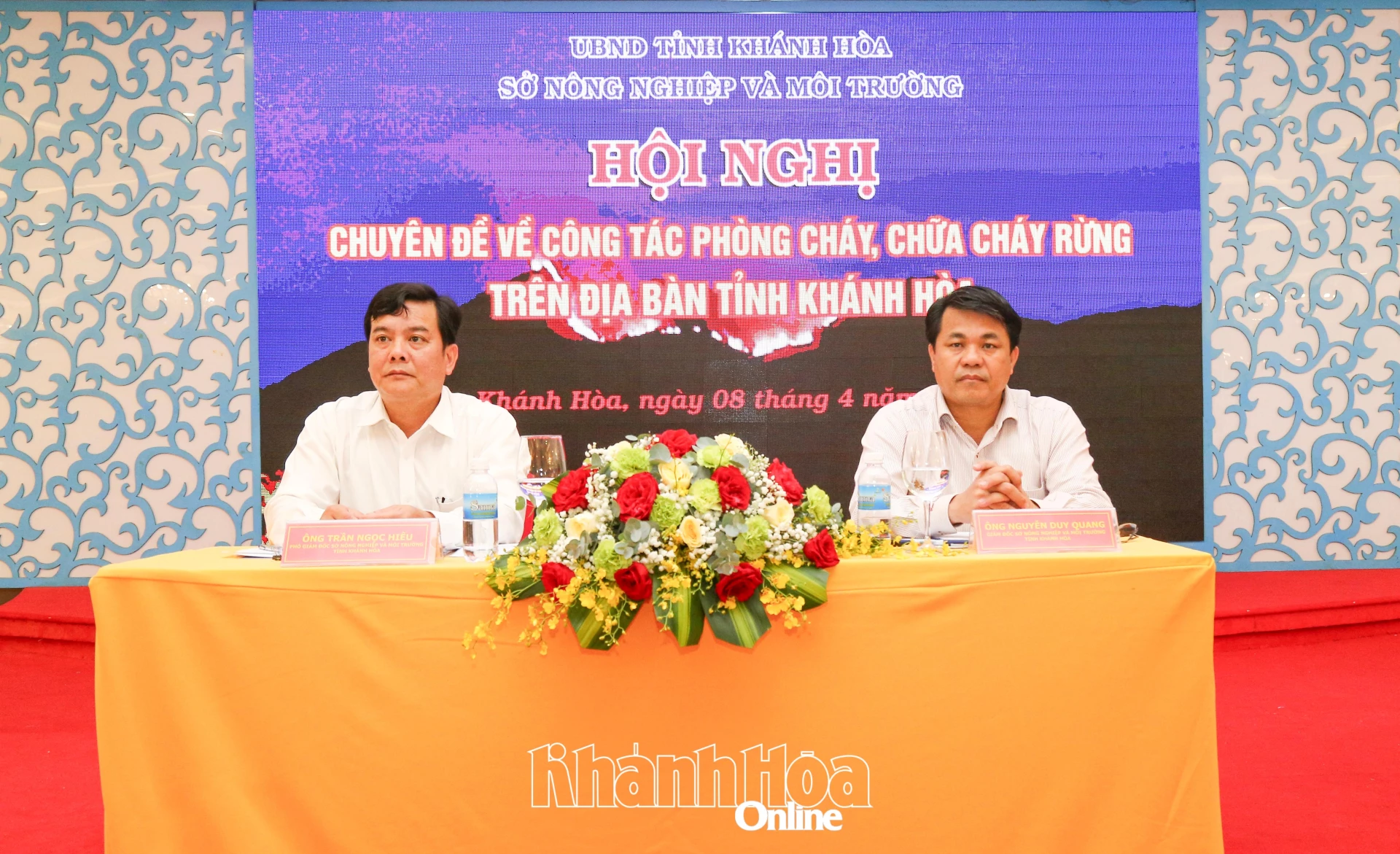 Lãnh đạo Sở Nông nghiệp và Môi trường chủ trì hội nghị