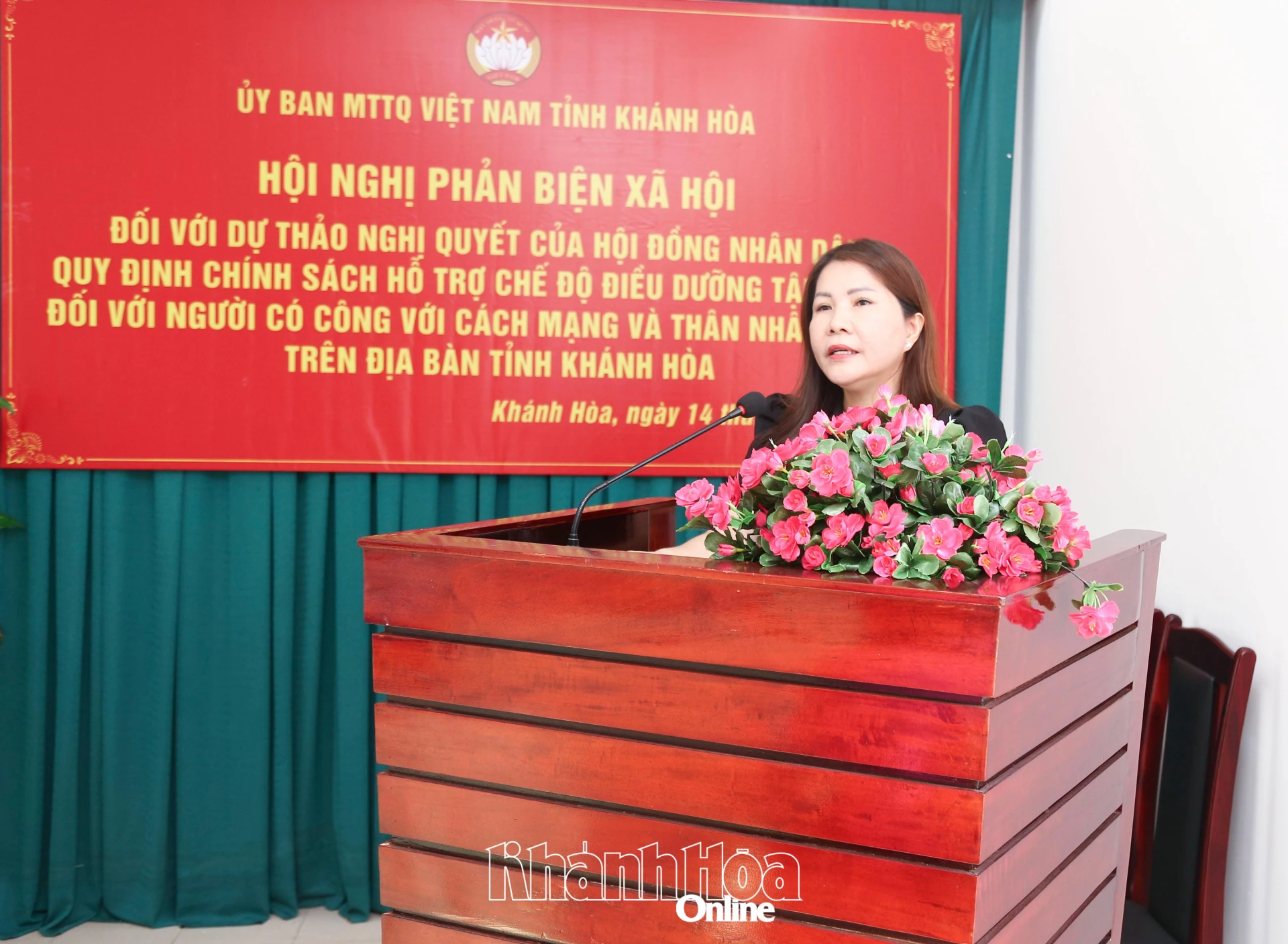 Phó Chủ tịch Ủy ban MTTQ Việt Nam tỉnh kết luận hội nghị