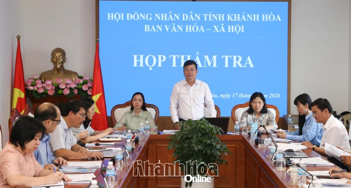 Ban Văn hóa - Xã hội HĐND tỉnh thẩm tra một số nội dung trình tại Kỳ họp HĐND tỉnh