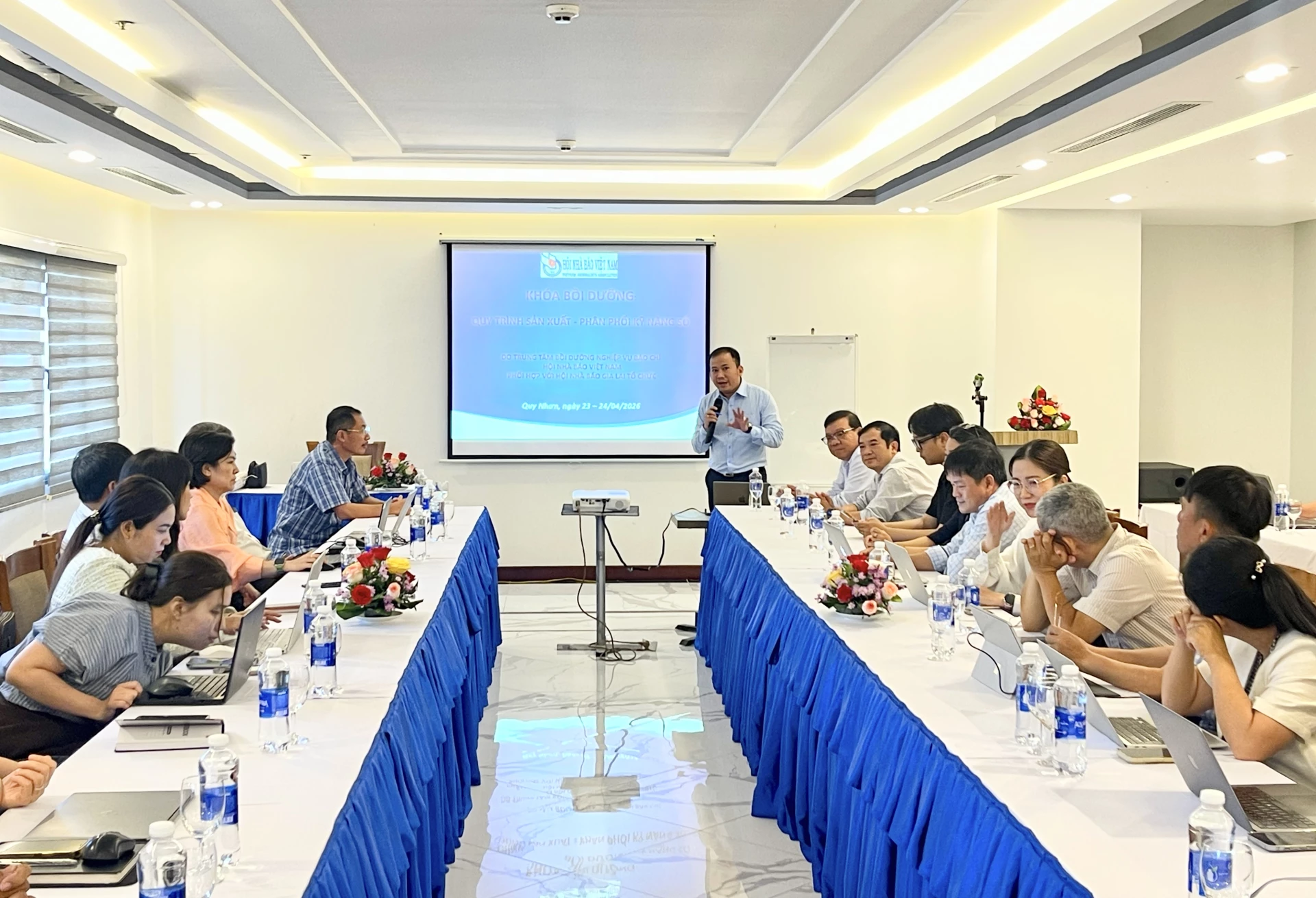 32 biên tập viên, phóng viên tham gia tập huấn “Quy trình sản xuất - phân phối nội dung trên nền tảng số”