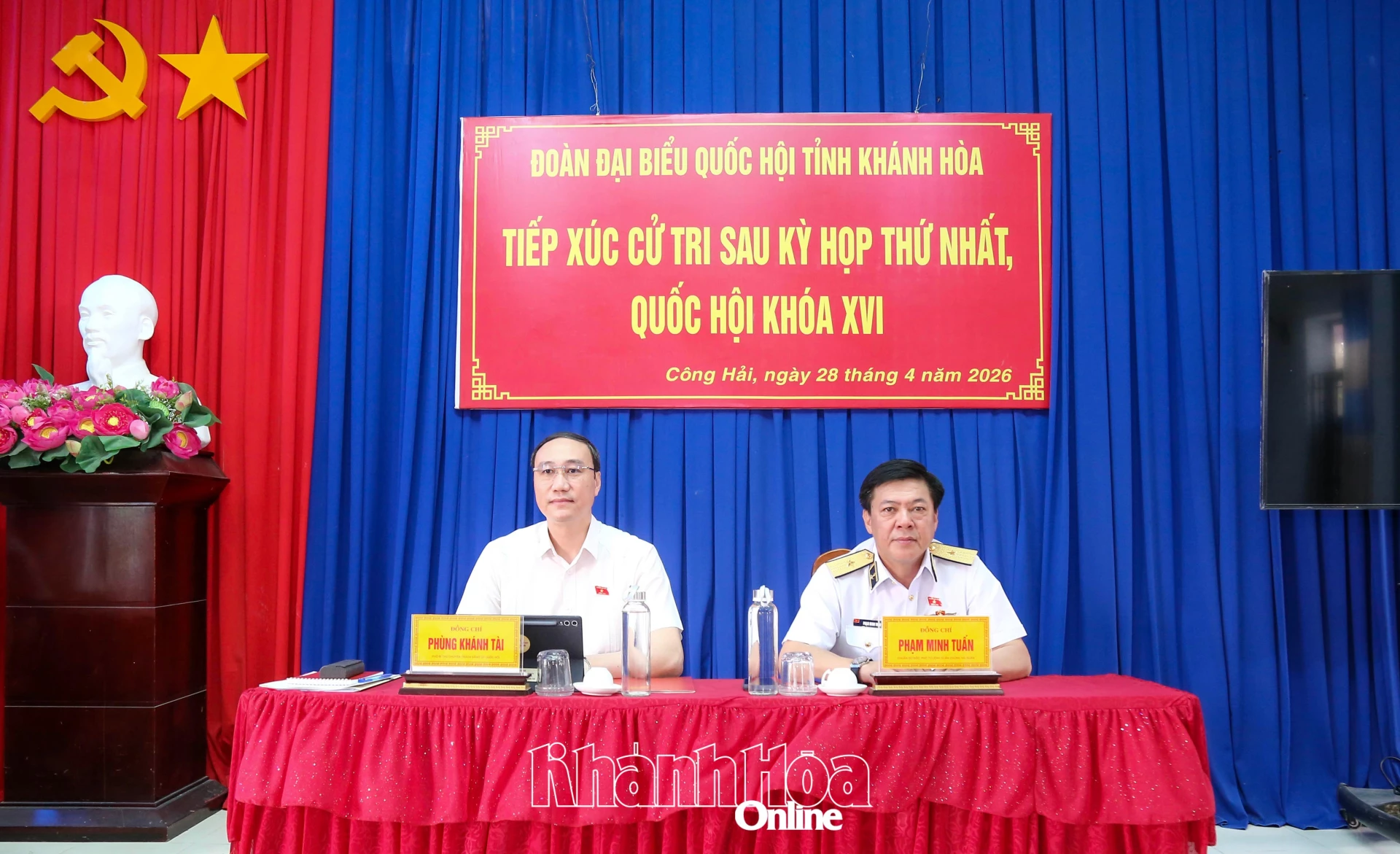 Đại biểu Quốc hội tỉnh Khánh Hòa tiếp xúc cử tri xã Công Hải