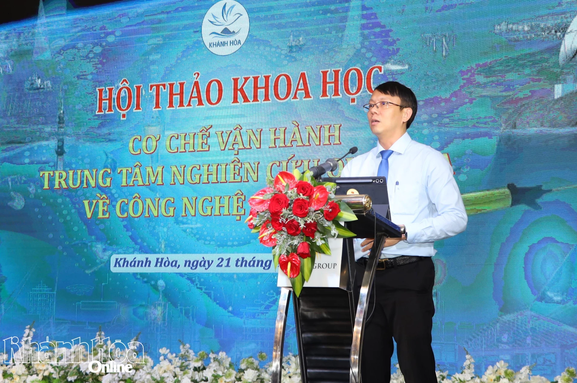 Đồng chí Nguyễn Thanh Hà phát biểu tiếp thu các ý kiến tại hội thảo.