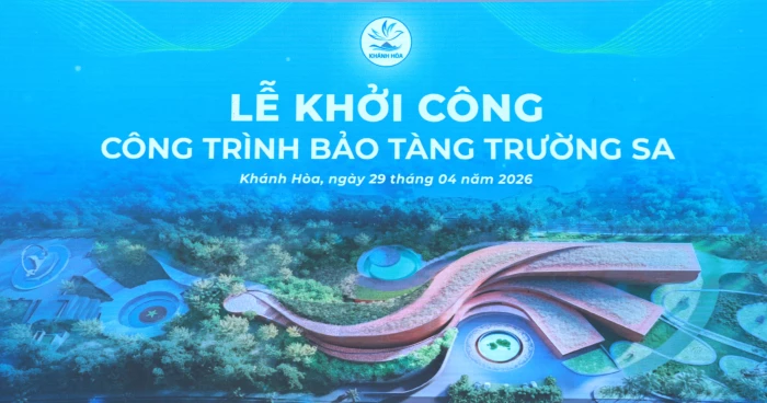 Sáng 29-4, Báo và Phát thanh, Truyền hình Khánh Hòa sẽ tường thuật trực tiếp Lễ khởi công công trình Bảo tàng Trường Sa
