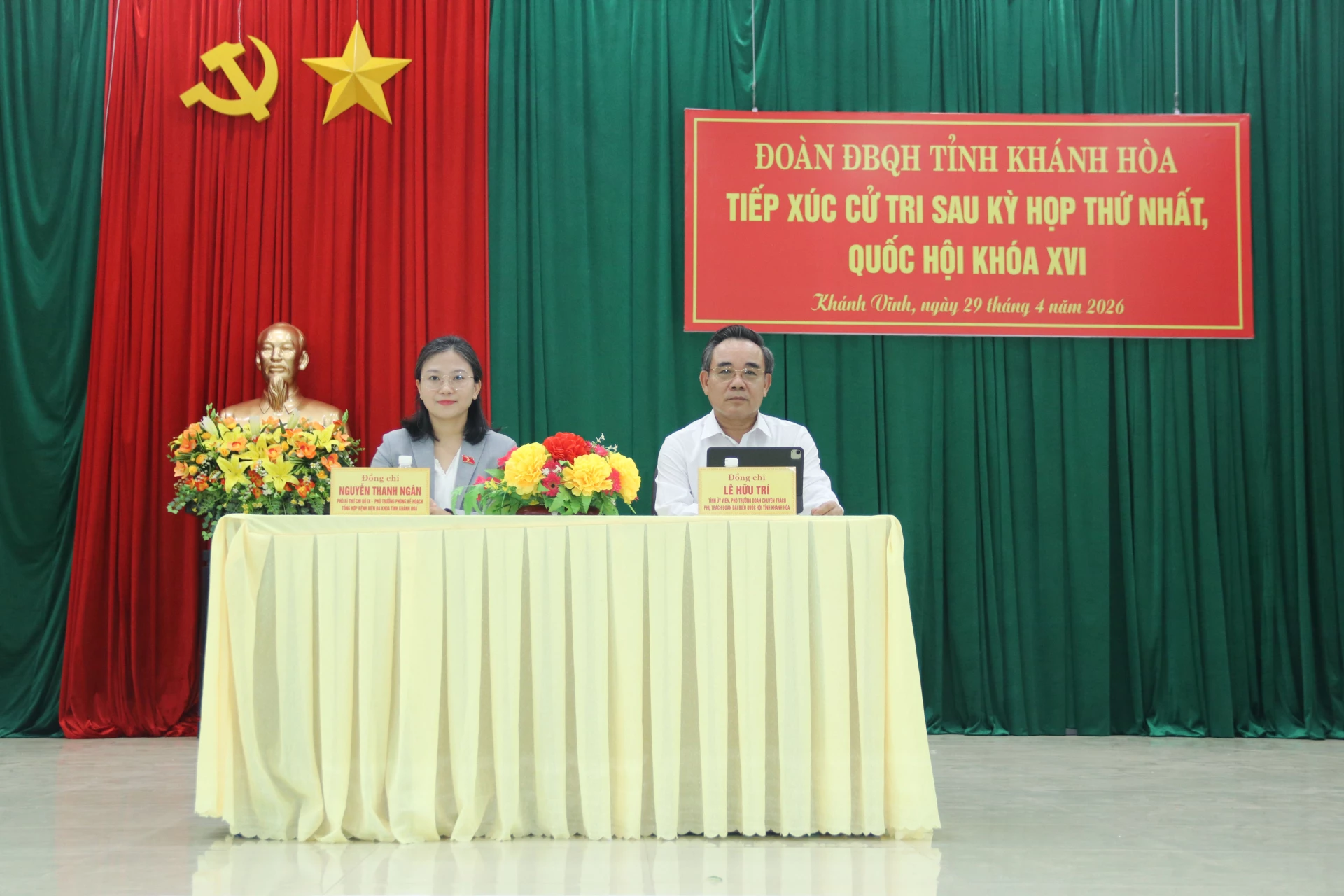 Đại biểu Quốc hội tỉnh Khánh Hòa tiếp xúc cử tri 5 xã khu vực Khánh Vĩnh