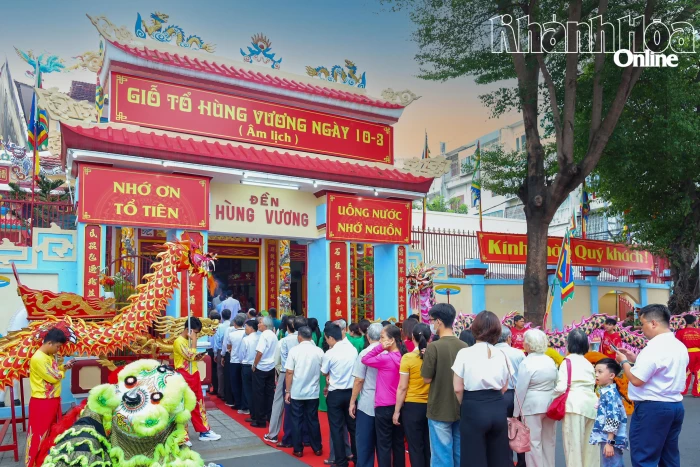 Thực hiện nhiều nghi thức truyền thống trong ngày giỗ Tổ Hùng Vương